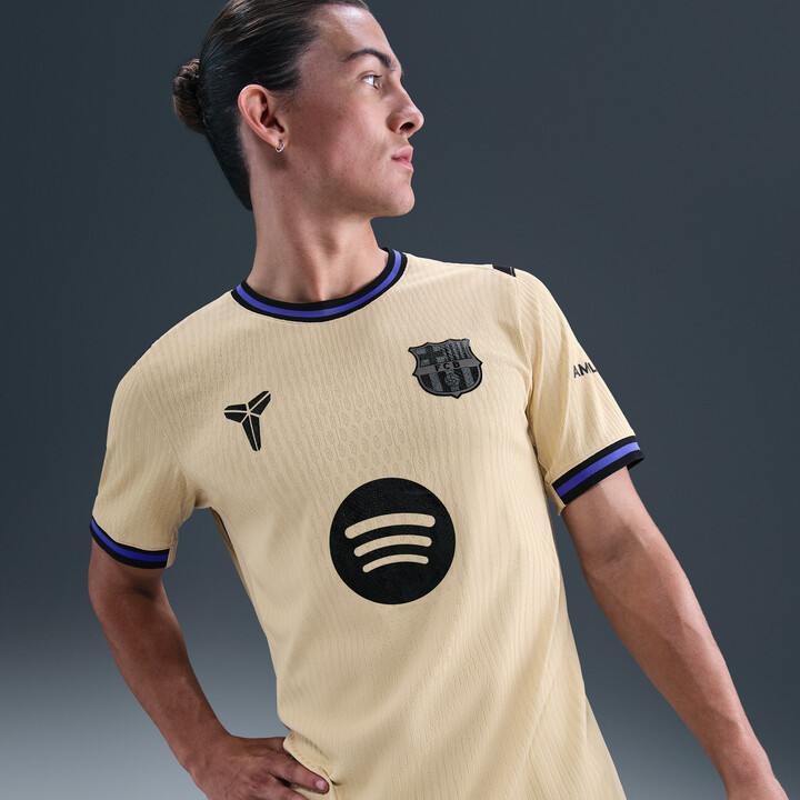 Nike Men's FC Barcelona 2025/26 Match Away Kobe Dri-FIT ADV Soccer Authentic Jersey in Brown | HJ4554-784