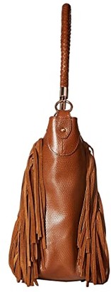 Scully Brianne Fringe Purse (Brown) Handbags