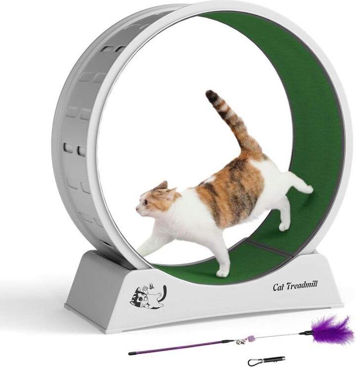 coziwow Cat Treadmill Exercise Wheel Lockable, Large