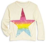 Thumbnail for your product : Flowers by Zoe Girl's Rainbow Star Sweater