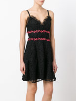 Thumbnail for your product : Giamba embroidered sweetheart dress