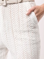 Thumbnail for your product : We Are Kindred Marbella crochet knit flared trousers
