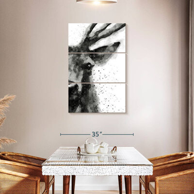 Ebern Designs Brampt Deer At Attention