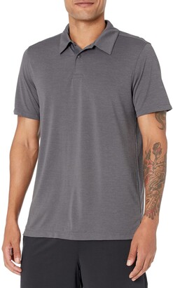 Peak Velocity Amazon Brand Men's VXE Short Sleeve Quick-Dry Loose-Fit Polo Shirt
