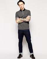 Thumbnail for your product : B.young Fred Perry Laurel Wreath Polo Shirt with Kick Plate Print