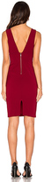 Thumbnail for your product : Alice + Olivia Esmra Fitted V Neck Dress