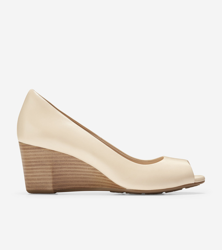 sadie open toe wedge