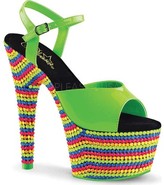 Thumbnail for your product : Pleaser USA Adore 709RBS Ankle Strap Sandal