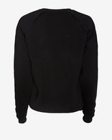 Thumbnail for your product : Torn By Ronny Kobo Knit Bomber Jacket: Black