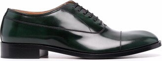 Maison Margiela waxed leather Oxford shoes
