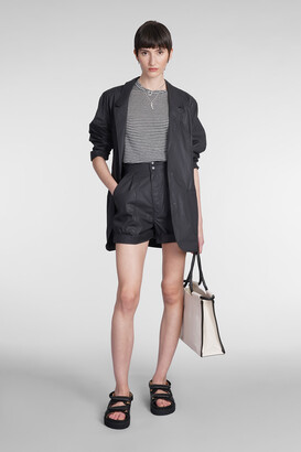 Etoile Isabel Marant Ferdini Shorts In Black Cotton