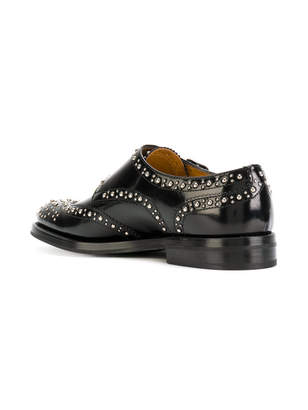 Church's Lana Leather Shoes With Double Monk Strap