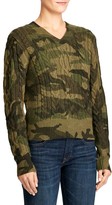 Thumbnail for your product : Polo Ralph Lauren Camo Cable Knit Sweater