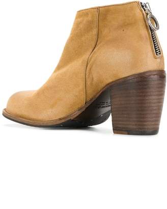 Fiorentini+Baker cut-out detail zip ankle boots