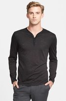 Thumbnail for your product : John Varvatos Slim Fit Snap Henley