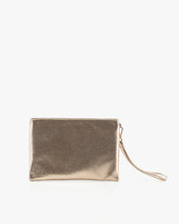 Thumbnail for your product : Le Château Jewel Embellished Faux Leather Pouch