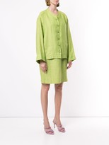 Thumbnail for your product : Chanel Pre Owned 1996's Setup suit jacket one piece dress