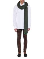 Thumbnail for your product : Haider Ackermann Striped silk-blend scarf