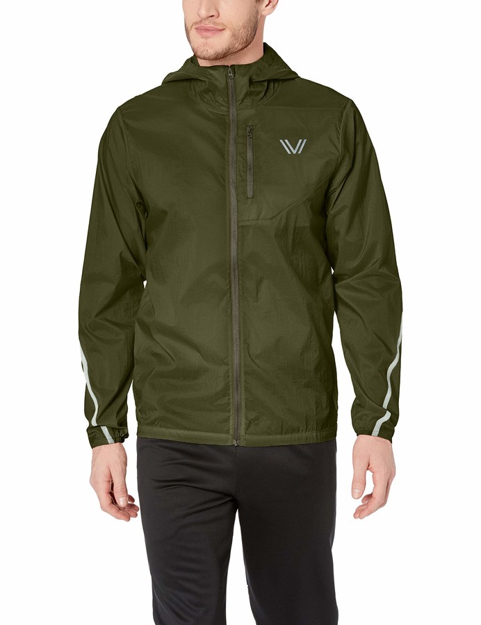 Peak Velocity Mens Windbreaker Full-Zip Jacket Brand 