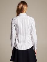 Thumbnail for your product : Banana Republic Fitted Non-Iron Variegated Stripe Shirt