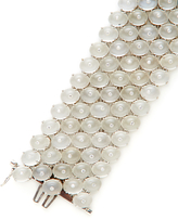 Thumbnail for your product : Paolo Costagli Moonstone & Diamond Station Bracelet