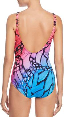 Gottex Monarch Wrap One Piece Swimsuit