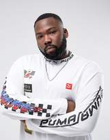Thumbnail for your product : Puma Plus Moto Racing Print Long Sleeve Top Exclusive To Asos