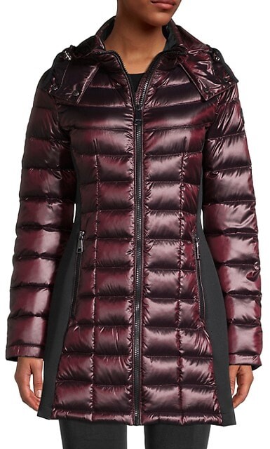 Calvin Klein Metallic Packable Down Puffer Jacket - ShopStyle