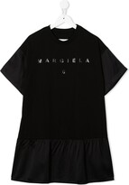 Thumbnail for your product : MM6 MAISON MARGIELA Kids logo-print T-shirt dress