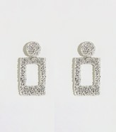 Thumbnail for your product : New Look Textured Rectangle Earrings
