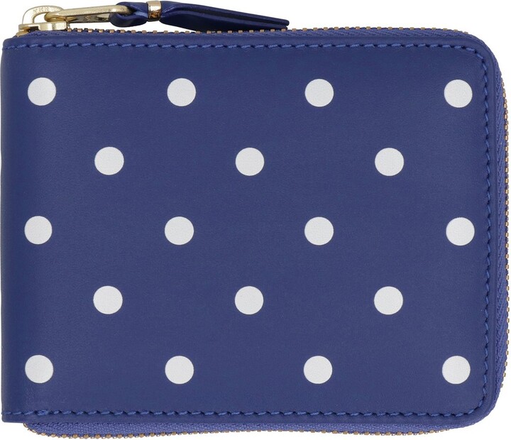 Comme des Garcons Dot Printed Zip-Around Wallet