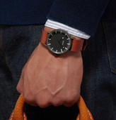 Thumbnail for your product : Tsovet SVT-SC38 38mm Stainless Steel and Leather Watch