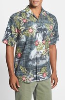 Thumbnail for your product : Tommy Bahama 'Beach Mode' Original Fit Silk Campshirt