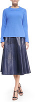 Thumbnail for your product : Lafayette 148 New York Suzie Lambskin Skirt