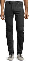 Thumbnail for your product : Balmain Men's Waxed Stretch-Denim Jeans