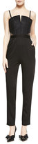 Thumbnail for your product : Alice + Olivia Structured Bustier Skinny-Leg Jumpsuit