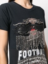 Thumbnail for your product : Night Market bead-embellished fringed T-shirt