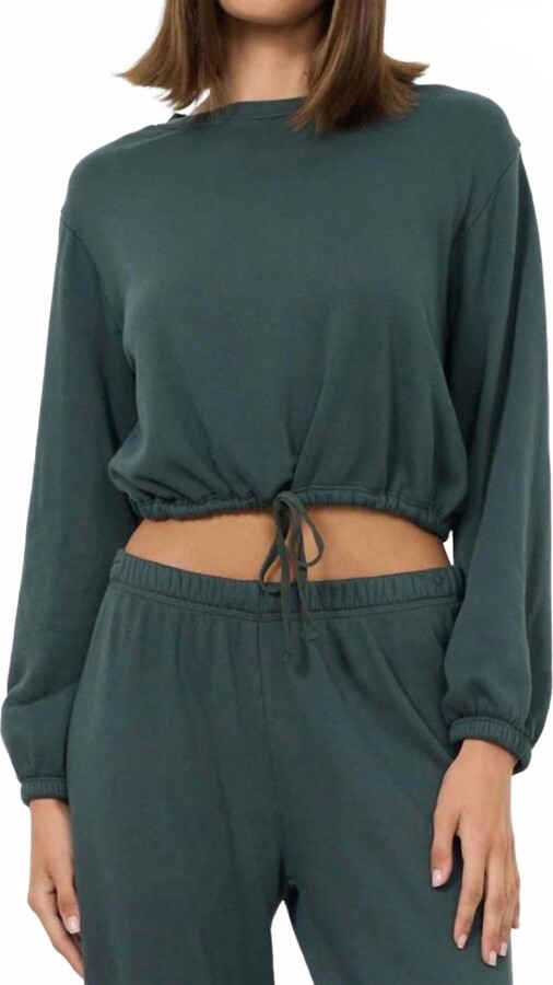 LAmade Alfie Pullover Sweater In Pine Green