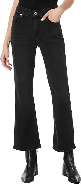 7 For All Mankind Daisy Ankle Bootcut in Night Women's Jeans Night : 24 27.5, Cotton/Denim/Elastane