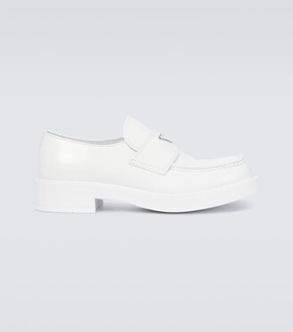 Mens White Leather Loafers | Shop the world's largest collection of fashion  | ShopStyle UK