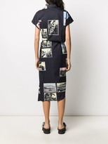 Thumbnail for your product : Cédric Charlier Asymmetric Patch-Work Dress