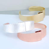 Thumbnail for your product : Penelopetom Etched Pleat Cuff Bracelet