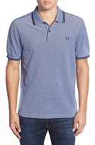 Thumbnail for your product : Fred Perry Trim Fit Twin Tipped Polo