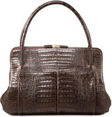 Thumbnail for your product : Nancy Gonzalez Linda Crocodile Bag, Black
