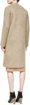Thumbnail for your product : No.21 Mohair Collarless Coat, Camel