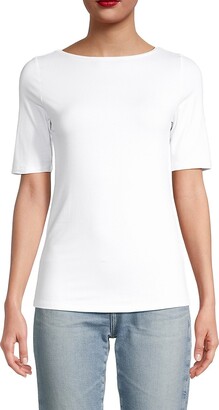 Majestic Filatures Soft-Touch Boatneck Tee