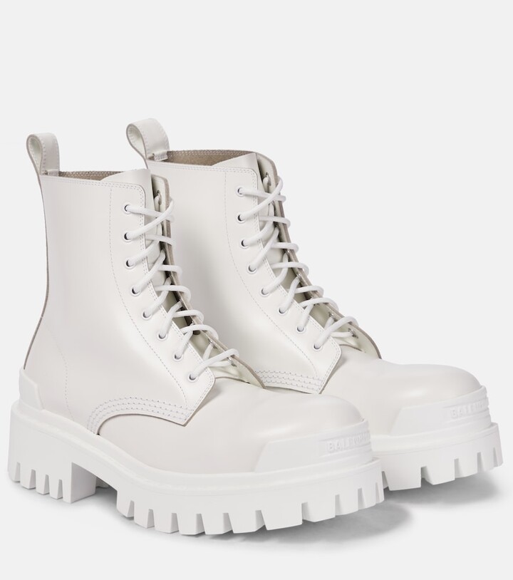 Balenciaga Women's White Boots | ShopStyle