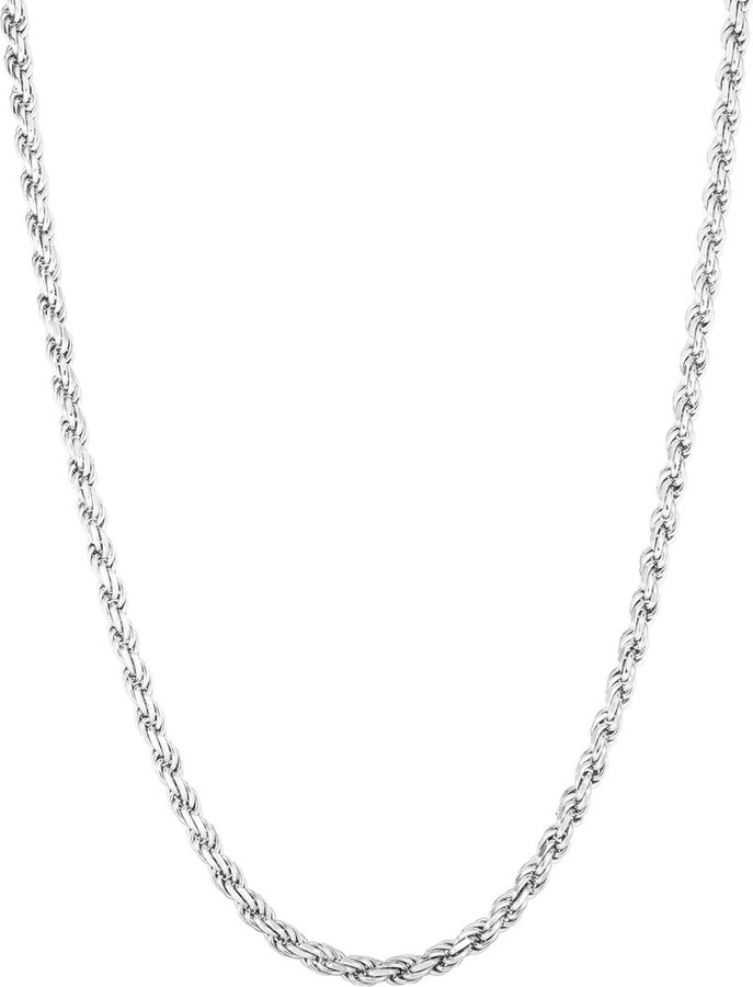 Italian Silver Chain Necklace