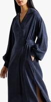 Thumbnail for your product : Ted Baker Sammmie Textured Spot Midi Wrap Dress, Dark Blue