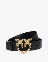 Thumbnail for your product : Pinko Berry logo-buckle leather belt